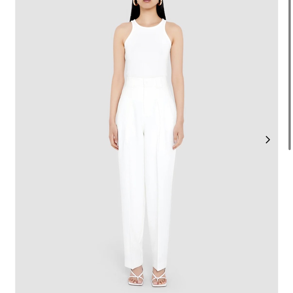 SUNDARBAY DARTED TROUSER IVORY